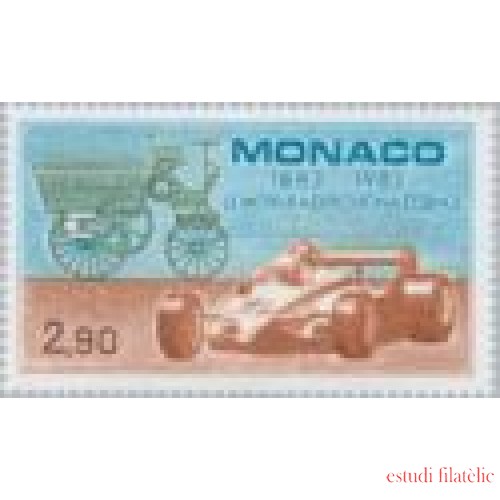 Monaco - 1371 - 1983 Cent. del automóvil moderno-motor a explosión/coches antiguos-Lujo