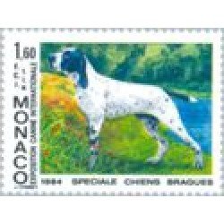 Monaco - 1425 - 1984 Exp. canina inter.- Monte-Carlo-sabuesos-Lujo Monaco - 1425 - 1984 Exp. canina inter.- Monte-Carlo-sabuesos-Lujo