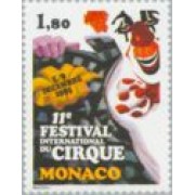 Monaco - 1496 - 1985 XI Festival inter. de circo de Monte-Carlo Lujo