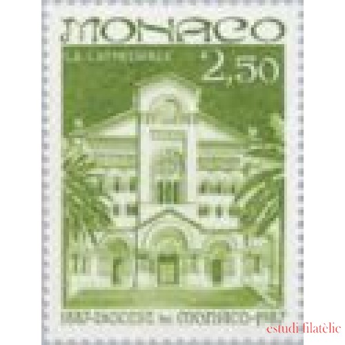 Monaco - 1574 - 1987 Cent. de la diócesis de Mónaco-Catedral-Lujo