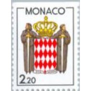 Monaco - 1613 - 1987 Serie-escudos-Lujo