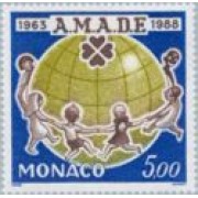 Monaco - 1625 - 1988 25º Aniv. de AMADE-infancia-Lujo