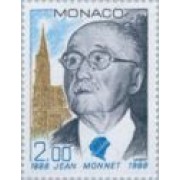 Monaco - 1638 - 1988 Cent. de Jean Monnet-padre de Europa/retrato Lujo