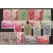 Monaco - 169/83 - 1939-41 Vistas del principado Lujo