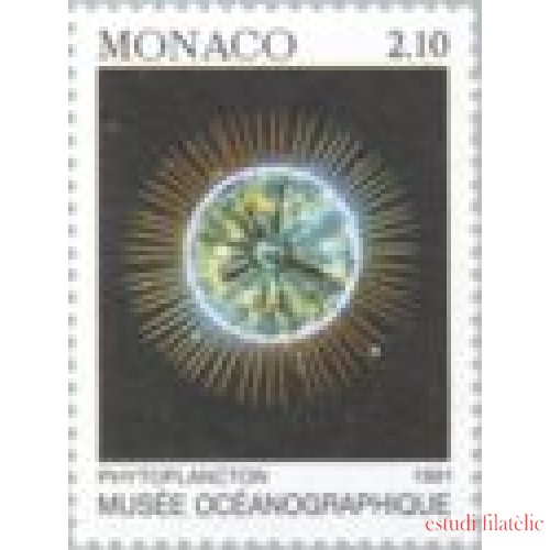 Monaco - 1761 - 1991 Protección del medioambiente marino-fitoplancton-Lujo