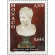 Monaco - 2230 - 2000 Recurdos napoleónicos-busto de Napoleón-Lujo