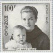 Monaco - 489 - 1958 Nacimiento del príncipe Alberto Lujo