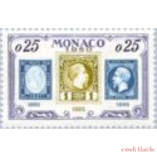 Monaco - 525 - 1960 75º Aniv. del sello monegasco Luo
