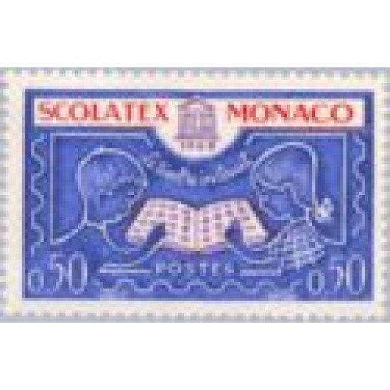 Monaco - 617 - 1963 Scolatex-exp. filatélica educativa-Lujo Monaco - 617 - 1963 Scolatex-exp. filatélica educativa-Lujo