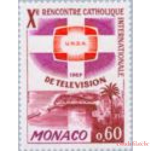 Monaco - 706 - 1966 10º Reencuentro católico inter. sobre la TV Lujo