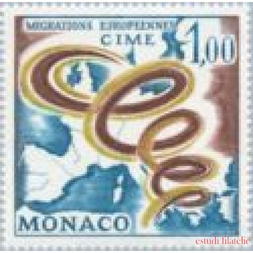Monaco  - 728 - 1967 Comité intergubernamental por las migraciones europeas Lujo