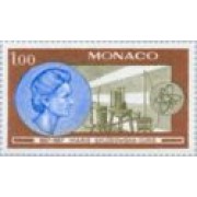 Monaco - 732 - 1967 Cent. de Marie Curie-laboratorio/retrato-Lujo