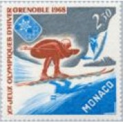 Monaco - 733 - 1967 10º JJOO de invierno-Grenoble-Lujo