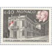 Monaco - 828 - 1970 Congreso de la Unión interparlamentaria-Mónaco-edificio del congreso-Lujo
