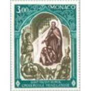 Monaco - 866 - 1971 Cruz Roja monegasca-St. Vicente de Paul-Lujo