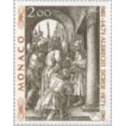 Monaco - 876 - 1972 500º Aniv. de Albrech Dürer-Cristo ante Pilatos-Lujo