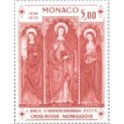 Monaco - 933 - 1973 25º Aniv. Cruz Roja monegasca-Sta. Devota-Lujo