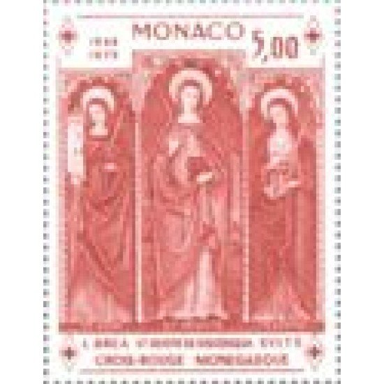 Monaco - 933 - 1973 25º Aniv. Cruz Roja monegasca-Sta. Devota-Lujo Monaco - 933 - 1973 25º Aniv. Cruz Roja monegasca-Sta. Devota-Lujo
