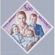 Monaco A 85 1966 Aniv. Princesa Estefanía Grace y sus Hijos MNH