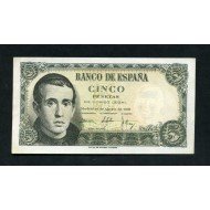 España billete 5 Ptas Agosto 1951 Balmes Sin Circular