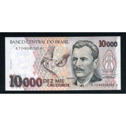 Brasil 10000 Cruzeiros 1991-93 Billete Banknote Sin Circular Brasil 10000 Cruzeiros 1991-93 Billete Banknote Sin Circular