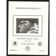 España Spain Homenaje Filatélico 2 2006 Ramón Carande