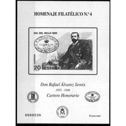 España Spain Homenaje Filatélico 4 2008 Rafael Álvarez Sereix España Spain Homenaje Filatélico 4 2008 Rafael Álvarez Sereix