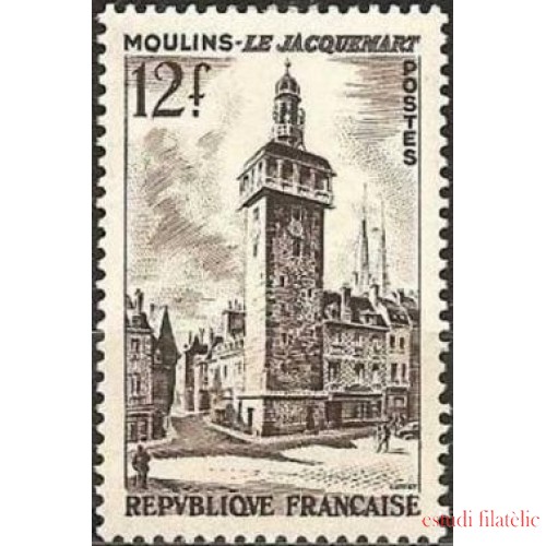 France Francia Nº 1025 1955 5º Cent. de Jaquemart de Moulins Lujo
