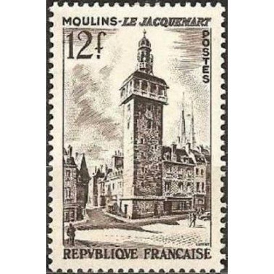 France Francia Nº 1025 1955 5º Cent. de Jaquemart de Moulins Lujo
