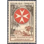 France Francia Nº 1062 1956 Orden de Malta Lujo