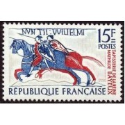 France Francia Nº 1172 1958 Fragmento de la tapiceria de la reina Mathilde (Bayeux) Lujo
