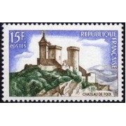 France Francia  Nº 1175 1958 Castillo de Foix Lujo