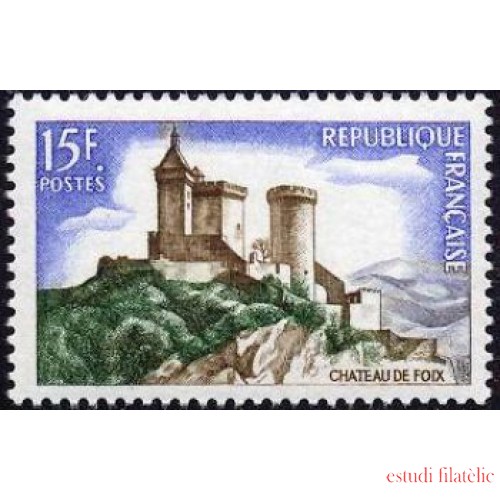 France Francia  Nº 1175 1958 Castillo de Foix Lujo