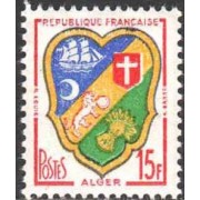 France Francia Nº 1195 1959 Escudo de Alger Lujo