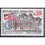 France Francia Nº 1243 1960 Museo de arte e industria de St. Étienne Lujo