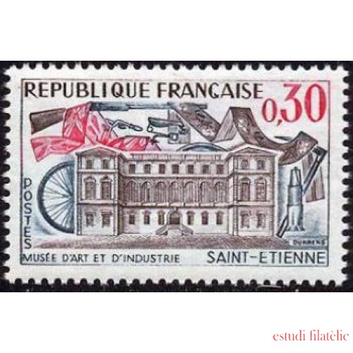 France Francia Nº 1243 1960 Museo de arte e industria de St. Étienne Lujo