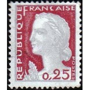 France Francia Nº 1263 1960 Marianne (de Decaris) Lujo