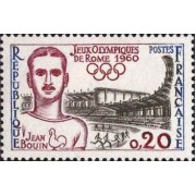 France Francia Nº 1265 1960 Juegos Olímpicos de Roma Lujo