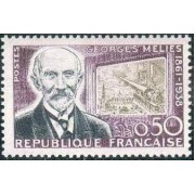France Francia Nº 1284 1961 Cent. del nacimiento de Georges Méliès Lujo