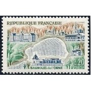 France Francia Nº 1293 1961 Bagnoles-de-l