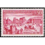 France Francia Nº 1294 1961 Centenario de Deauville Lujo