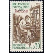 MED/S France Francia  Nº 1405 1964 Inserción laboral de los minusválidos Lujo