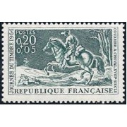France Francia Nº  1406 1964 Día del sello Sorteo a favor de la Cruz Roja Lujo