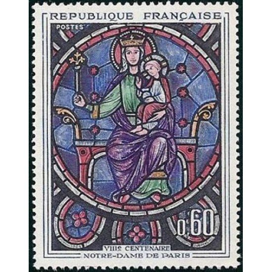 France Francia Nº 1419 1964 8º Cent. de Notre-Dame Lujo