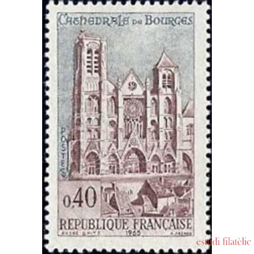 France Francia Nº 1453 1965 Catedral de Bourges Lujo