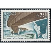 France Francia Nº 1489 1966 Inauguración del puente de Oléron Lujo