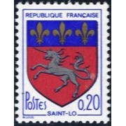 France Francia Nº 1510 1966 Escudo de St.-Lô Lujo