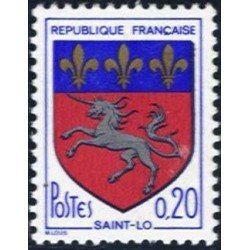 France Francia Nº 1510 1966 Escudo de St.-Lô Lujo France Francia Nº 1510 1966 Escudo de St.-Lô Lujo