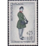 France Francia Nº 1516 1967 Día del sello Lujo