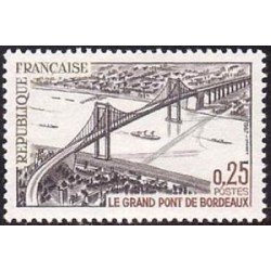 France Francia Nº 1524 1967 Inauguración del puente de Bordeaux Lujo France Francia Nº 1524 1967 Inauguración del puente de Bordeaux Lujo